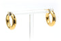 Boucles d'oreilles Boucles d'oreilles créoles contemporaines en or jaune 18k 58 Facettes B809
