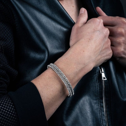 Bracelet HERMÈS - Bracelet - par Lucien Vachey en argent 58 Facettes