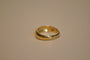 Bague 47.5 Bague vintage en or jaune pour petit doigt avec diamant 58 Facettes