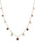 Collier Collier moderne or jaune grenats 58 Facettes 091831