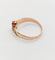 Bague 51.5 Bague antique or rose, rubis synthétiques et perles 58 Facettes A05426