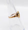 Bague 52.5 Bague art nouveau or rose fleur, saphir et diamants 58 Facettes A05529
