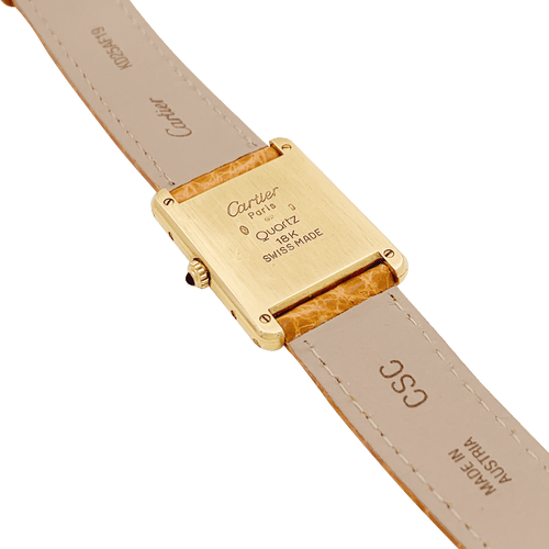 Montre Montre Cartier, "Tank Louis Cartier", or jaune. 58 Facettes 34456