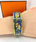 Bracelet HERMÈS - bracelet en métal doré et émail 58 Facettes AB657