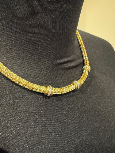 La pépita - Collier ras du cou Or jaune et Diamants 58 Facettes 1.0000397/1