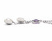 Collier Collier en or blanc avec améthyste 58 Facettes 6581
