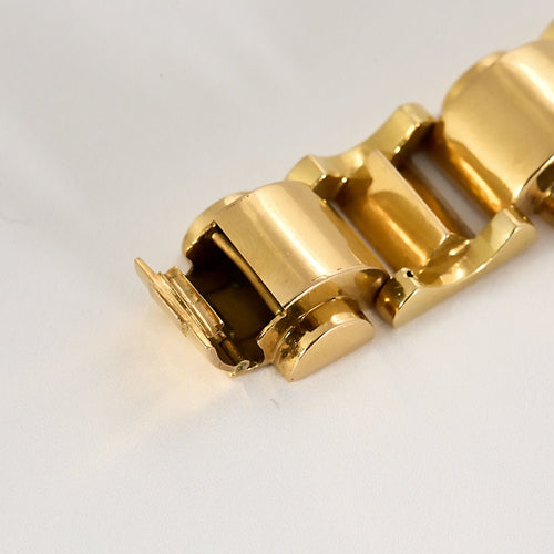 Bracelet Bracelet Tank en or jaune 58 Facettes BIA1089