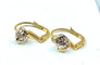 Boucles d'oreilles Boucles d’oreilles dormeuses diamants, vers 1900 58 Facettes AB401
