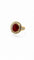 Bague 53 Bague en or jaune 18 carats rubis ovale et diamants baguettes 58 Facettes
