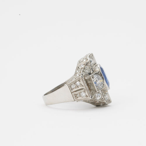 Bague 53 Bague Art Déco 58 Facettes