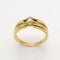 Bague 53 Bague or jaune diamant saphirs 58 Facettes