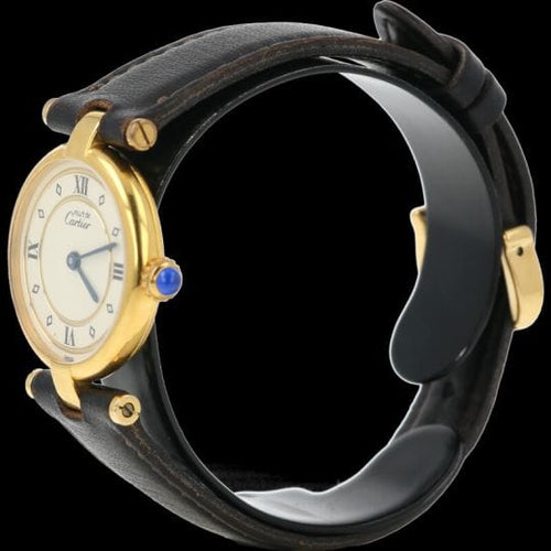 Montre Cartier Montre Must De Cartier Vermeil 58 Facettes MT43219