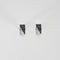 Boucles d'oreilles Créoles or blanc, diamants, diamants noir 58 Facettes AB49