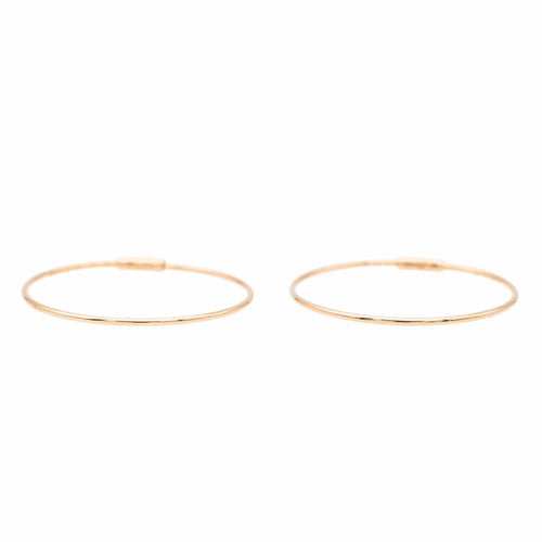 Boucles d'oreilles Ginette NY Boucles d'oreilles Créoles  Or rose 58 Facettes 2678584CN