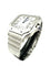 Montre CARTIER. Montre "Santos", acier, mouvement automatique (réf.4075) 58 Facettes