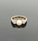 Bague 51 Bague Trilogie début XXème Diamant Perle 58 Facettes