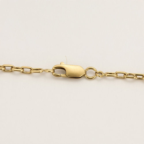 Collier Chaîne en or jaune et médaille augis 58 Facettes LAN1420