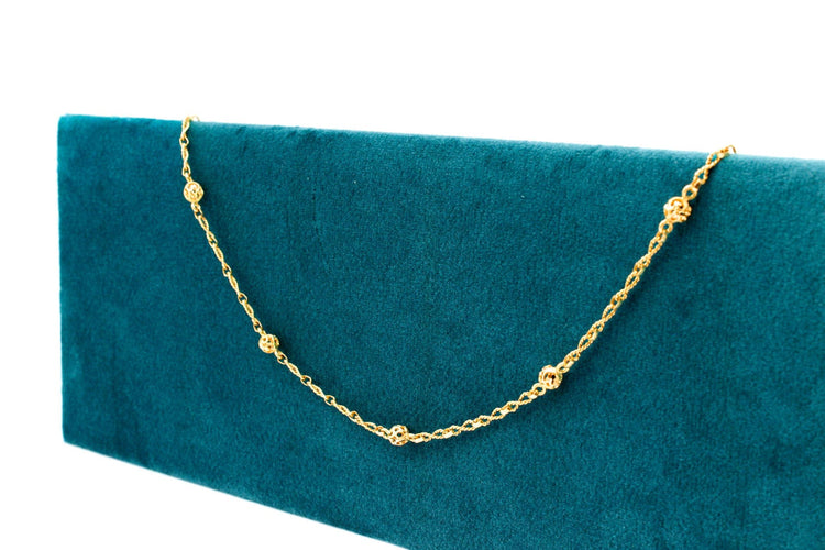 Collier Long collier or jaune 58 Facettes 250027
