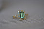 Bague 53.5 bague tourmaline et saphir fantaisie 58 Facettes