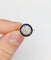 Bague 51.5 Bague cible art deco or jaune 18k ornée de diamants taillés en roses entouré de saphirs calibrés synthétiques (circa 1930) 58 Facettes A04977