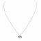 Collier Garel Collier Solitaire  Or blanc Diamant 58 Facettes 3876019CN