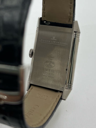 Montre Jaeger-LeCoultre Reverso Classic Small Large Small 214.8.62 Coffret complet 2017 + Boucle Déployante 58 Facettes