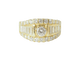 Bague 59 Bague solitaire en or jaune et diamants 58 Facettes 33468