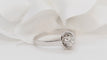 Bague 53.5 Bague Solitaire En Platine Et Diamant 58 Facettes 30482