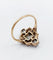 Bague 64 Bague tank Art Déco or jaune et Platine, diamants, monture géométrique (circa 1920) 58 Facettes A05582