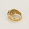 Bague 59,5 Bague jonc en or jaune et saphirs calibrés 58 Facettes MONTE0238