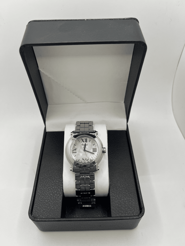 Montre Chopard Happy Sport Acier et Diamants 58 Facettes