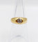 Bague 50 Bague jonc dôme or jaune 18k diamant taille ancienne 0,40 carat 58 Facettes A06197