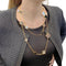 Collier Collier Van Cleef & Arpels, "Magic Alhambra", or jaune, nacre et onyx. 58 Facettes 34435