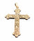 Croix ancienne filigrane or jaune 58 Facettes