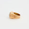 Bague 48 Bague chevalière godronnée diamants 58 Facettes 31300515