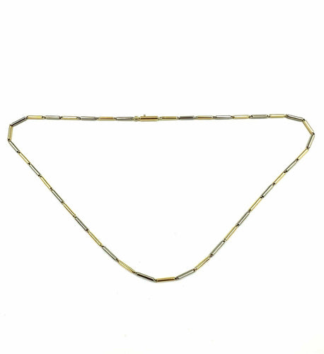 Collier GILBERT ALBERT - Chaine 2 ors 58 Facettes
