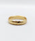 Bague 60 RARE Alliance jumelée or jaune finement ciselée, NON gravée (circa 1880) 58 Facettes A04721