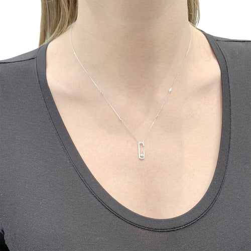 Collier Collier Messika, "Move", or blanc et diamants. 58 Facettes 35192