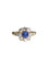 Bague 54 Bague ancienne en or 18K sertie d’un saphir et diamants 58 Facettes