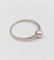 Bague 56.5 Bague Art Déco or blanc ornée d'une perle 58 Facettes A05394