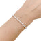 Bracelet Ligne tennis or blanc diamants. 58 Facettes 34845