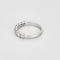 Bague 58,5 Alliance semi pavé en or blanc et diamants 58 Facettes B250483