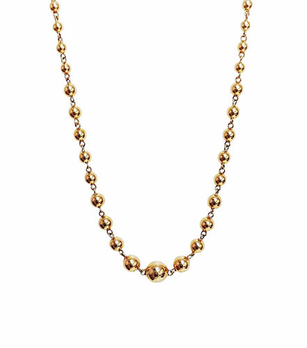 Collier Collier marseillais boules, or jaune 58 Facettes Coll.Boul-1399.2