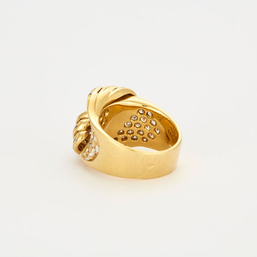 Bague 52 Bague nouée pavage diamants 58 Facettes 31300481