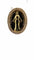 Collier Pendentif médaille miraculeuse or et diamants sur chaine coulissante 58 Facettes