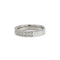 Bague 55 Demi alliance - Or blanc et diamants 58 Facettes 1084