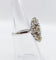 Bague 51 Bague marquise art déco or blanc, diamant jaune et diamant blanc 58 Facettes A05663
