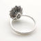Bague 54 Bague marguerite or blanc saphir et diamants 58 Facettes