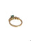 Bague 51.5 Bague vintage or jaune sertie d'une émeraude et de diamants 58 Facettes