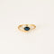 Bague Bague or jaune et blanc saphir 58 Facettes LP930/BET